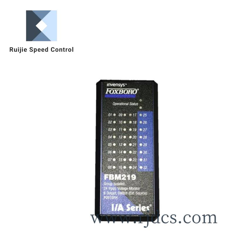 foxboro_fbm219_i_o_interface_module.jpg FOXBORO FBM219 P0917LH Industrial Automation Module