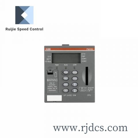ABB 1SAP140200R0201 PLC SD-Card Slot LCD Display Module PM582 - Programmable Logic Controller with Extensive Connectivity