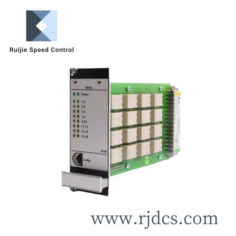 emerson_a6740-10_16-channel_output_relay_module.jpg Emerson 1C31229G03 Control Module for Industrial Automation Systems