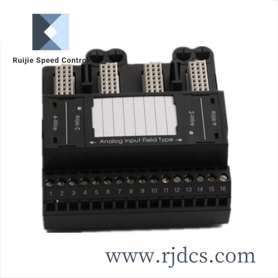 emerson_kj4001x1-ca1_1290623x062_analog_input_module.png Emerson KJ4001X1-CA1 I/O Terminal Block, 24V at 2A Input, DeltaV Series