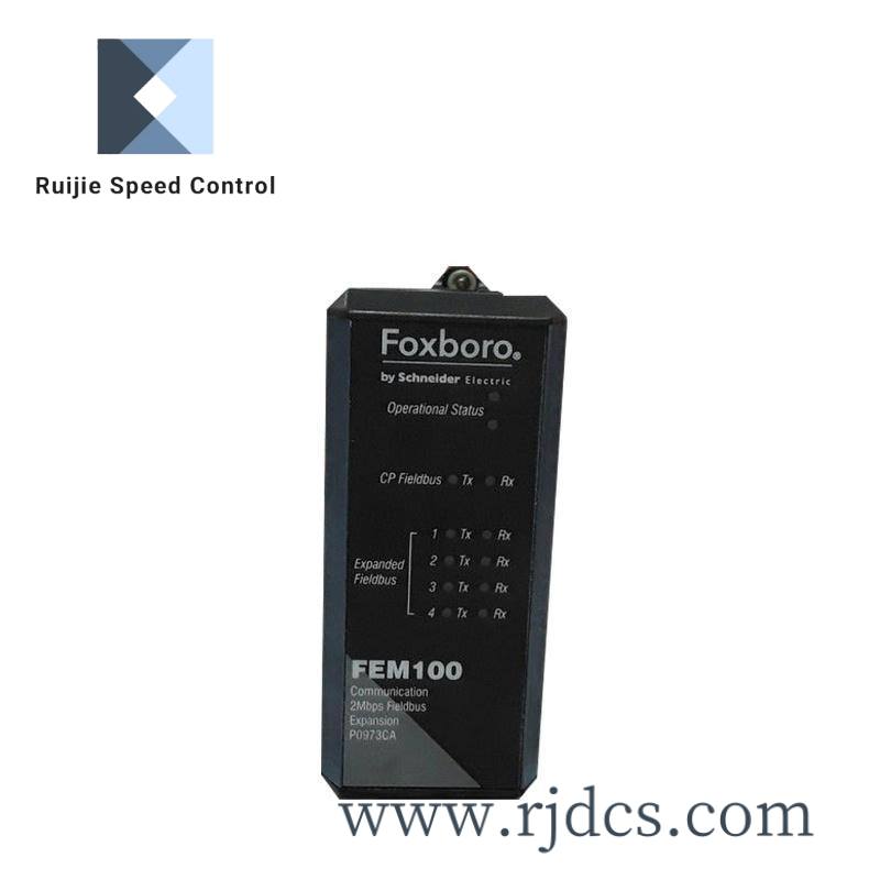 foxboro_fem100_p0973ca_fieldbus_expansion_module.jpg FOXBORO F0100AKB System Module, High Performance Control Component