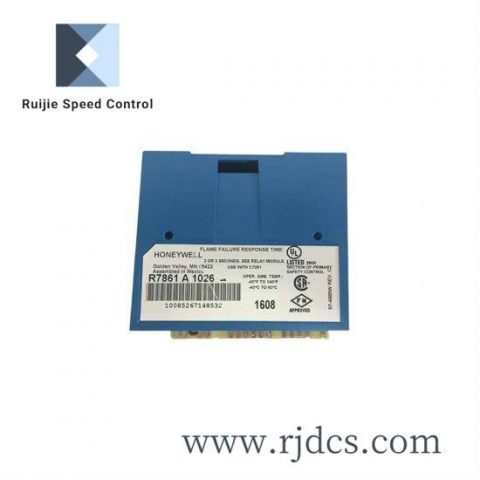 Honeywell R7861A1026 Flame Amplifier, Reliable Flame Detection Solution for Industrial Automation