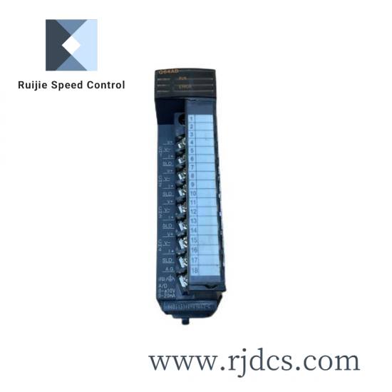 mitsubishi_q64ad_a_d_converter_unit.jpg Mitsubishi Q64AD High-Speed Voltage Input Analog Module, Dedicated for Industrial Control Applications
