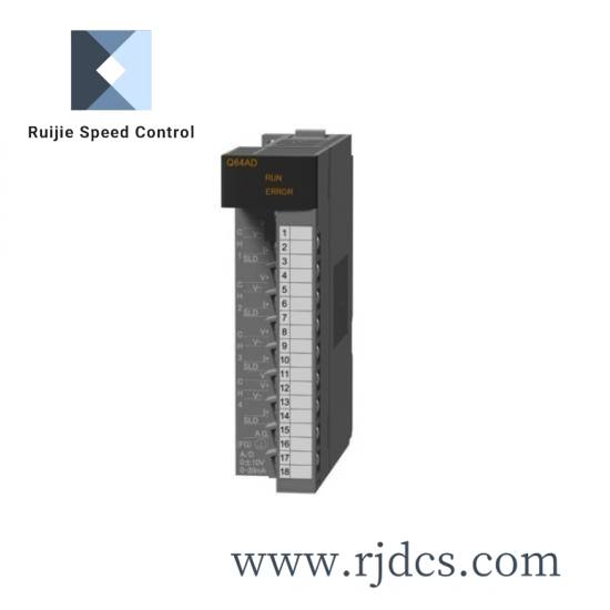 mitsubishi_q64ad_a_d_converter_unit_1.jpg Mitsubishi Q64AD High-Speed Voltage Input Analog Module, Dedicated for Industrial Control Applications