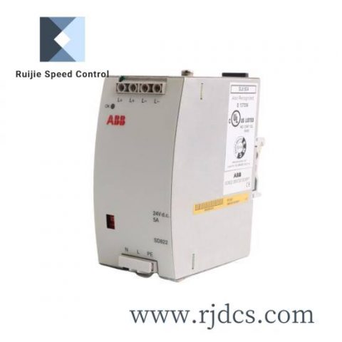 ABB 07AC91D Analog Input Module, 8 Channels, Thermocouple & PT100 Support