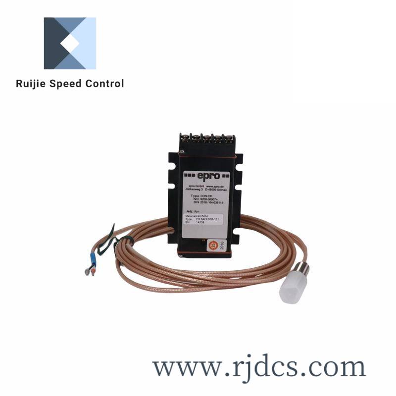 epro_pr6423_001-000_con021.jpg EPRO PR6423/001-000+CON021 Eddy Current Displacement Transducer Module