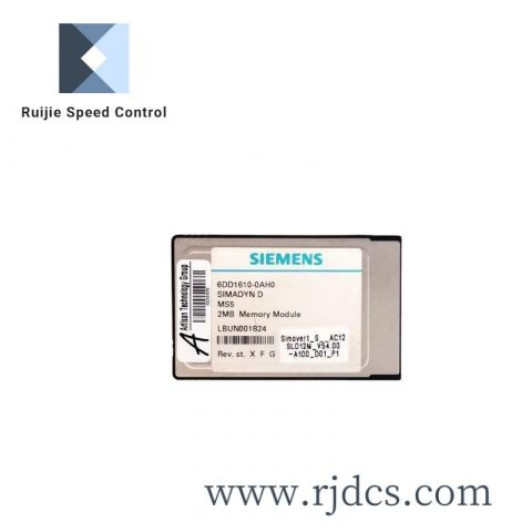 Siemens 6DD1610-0AH0 SIMADYN D Memory Submodule MS41 16 Bit, 512KB EPROM, 2KB EEPROM
