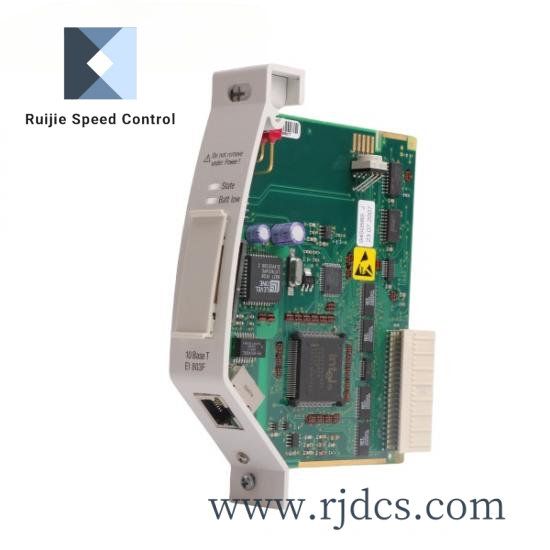 abb_ei803f.png ABB EI803F Ethernet Module, 10BaseT Twisted Pair, High-Speed Communication Module for Industrial Automation