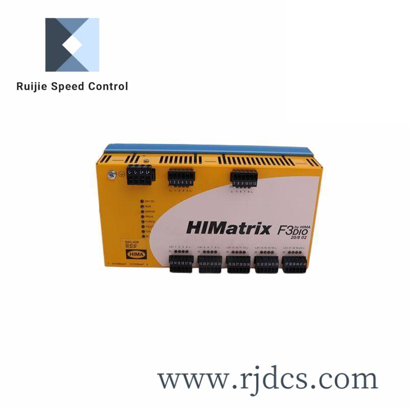 hima_f3dio20_802_1.jpg HIMA F3DIO20/802 Remote I/O Module - Industrial Automation Control System Component