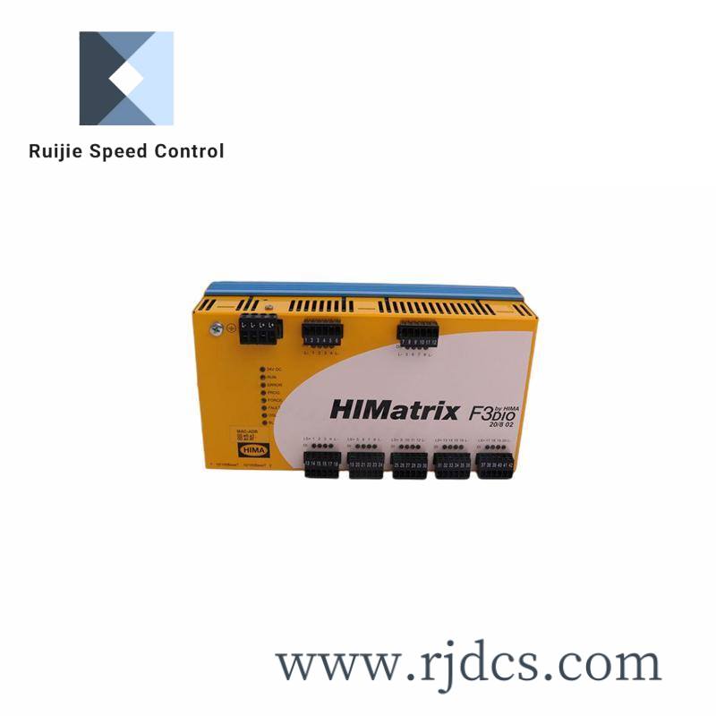 hima_f3dio20_802_2.jpg HIMA F3DIO20/802 Remote I/O Module - Industrial Automation Control System Component